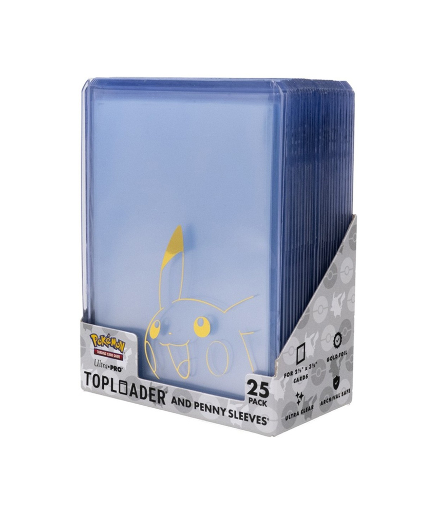 Pokémon TCG: Ultra PRO Toploader and Penny Sleeves - Pikachu - 25szt.