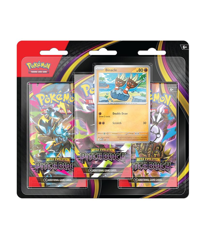 Pokémon TCG: Pitch Black 3-Pack Blister — Binacle packaging