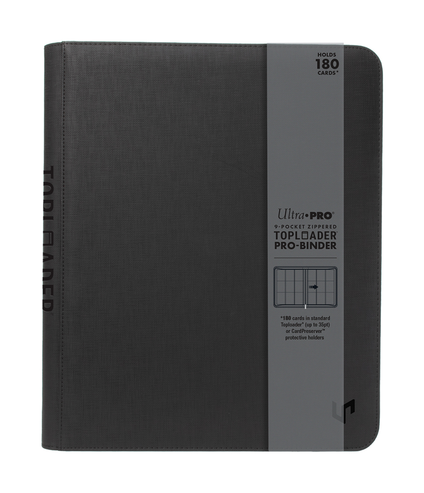 Ultra PRO Toploader Zippered Premium PRO-Binder - 9-Pocket (180)