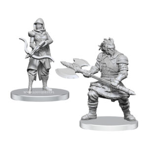 D&D Nolzur's Marvelous Miniatures W28: Assassin & Berserker (2 figurki)