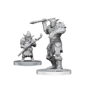 D&D Nolzur's Marvelous Miniatures W28: Bugbear Stalker & Goblin Hexer (2 figurki)