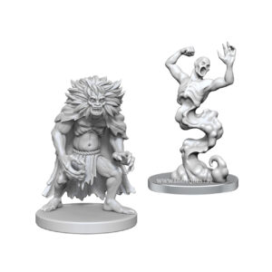 D&D Nolzur's Marvelous Miniatures W28: Classic Wight & Classic Wraith (2 figurki)
