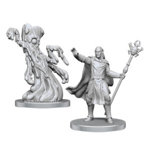 D&D Nolzur's Marvelous Miniatures W28: Drow Mage & Yochlol (2 figurki)