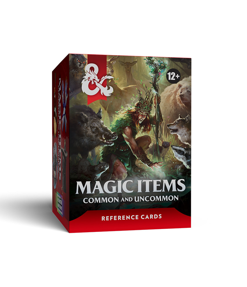 Dungeons & Dragons Reference Cards - Magic Items: Common and Uncommon