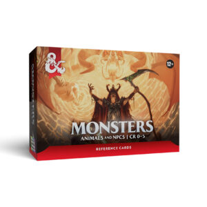 Dungeons & Dragons Reference Cards - Monsters: Animals and NPCs