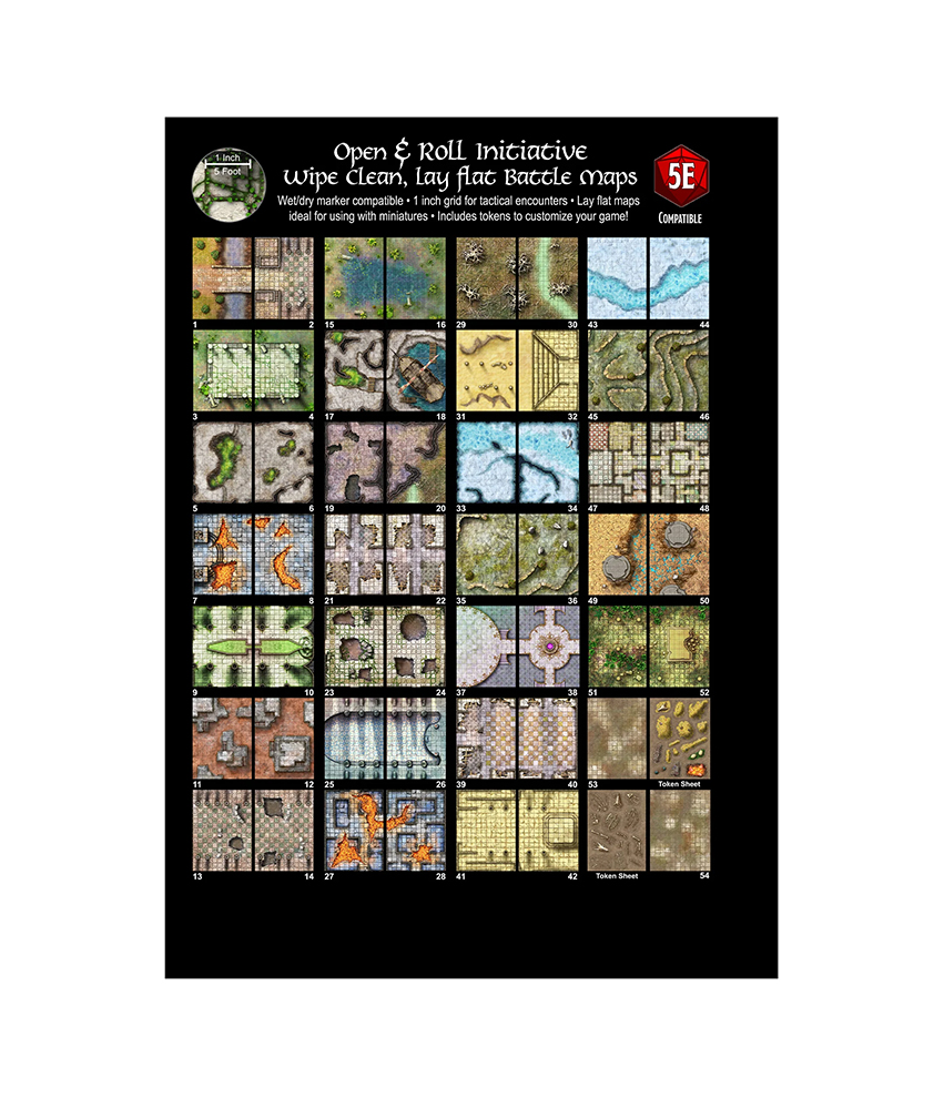 Giant Book of Battle Mats - Dragon Lairs & Dungeons - obrazek 3