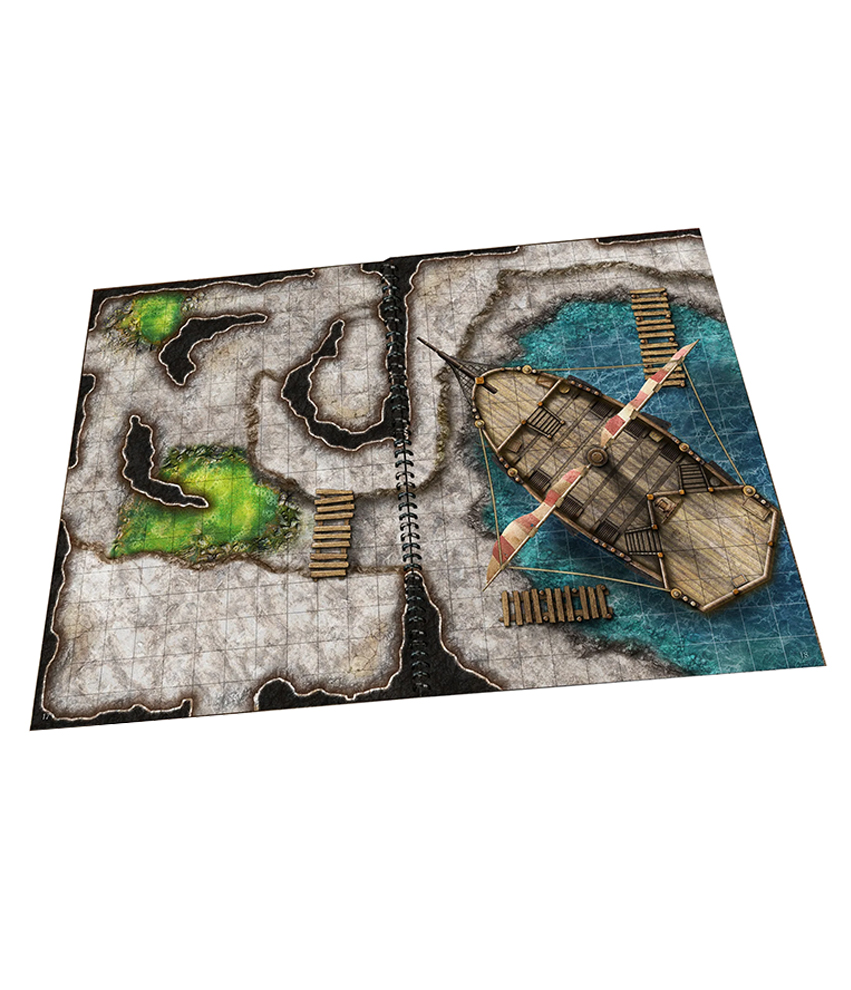 Giant Book of Battle Mats - Dragon Lairs & Dungeons - obrazek 2