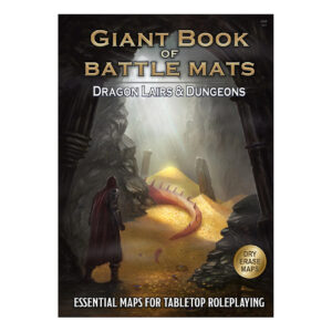 Giant Book of Battle Mats - Dragon Lairs & Dungeons