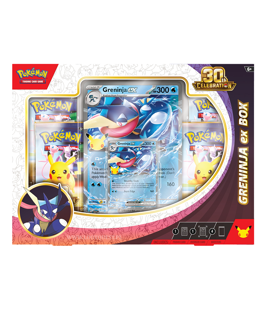 Pokémon TCG: 30th Celebration - Greninja ex Box (PREORDER)