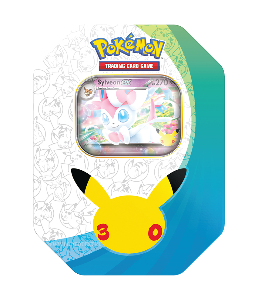 Pokémon TCG: 30th Celebration - Sylveon ex Tin (PREORDER)