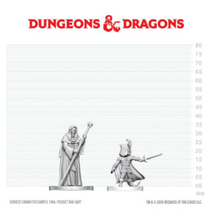 D&D Nolzur's Marvelous Miniatures W29: Cultist of Bhaal & Cultist of Myrkul (2 figurki)
