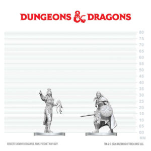 D&D Nolzur's Marvelous Miniatures W29: Drow Elite Warrior & Drow Priestess of Lolth (2 figurki)