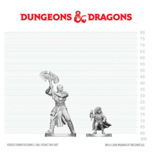 D&D Nolzur's Marvelous Miniatures W29: Goliath Barbarian & Halfling Rogue (2 figurki)