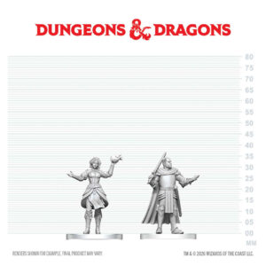 D&D Nolzur's Marvelous Miniatures W29: Knight & Mage Apprentice (2 figurki)