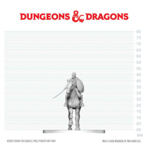 D&D Nolzur's Marvelous Miniatures W29: Nimblewright Steed with Rider (1 duża figurka)