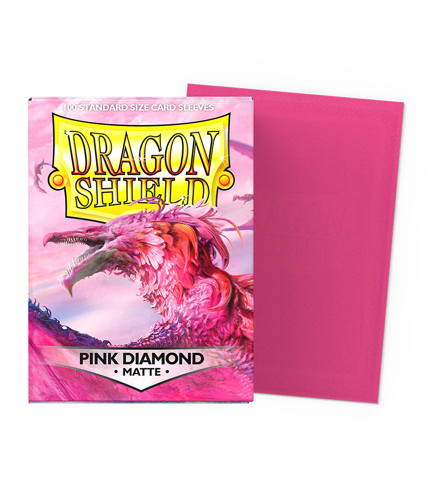 Koszulki "Dragon Shield" Matte: Pink Diamond - 100szt.